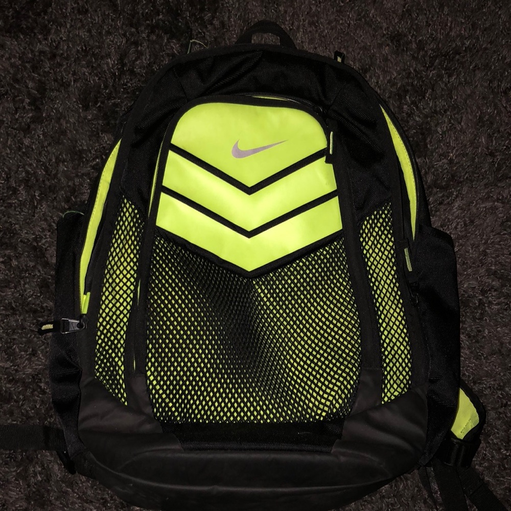 Nike Max Air lime green/black backpack